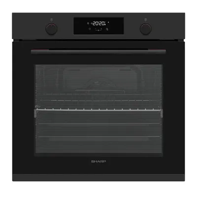 Produktbild von SHARP Einbaubackofen 70L Multifunktionsbackofen 9 Programme 2800W Schwarz K-70P19BNH-EU