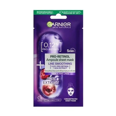 Imagen del producto de Ampolla de retinol Garnier con pro-retinol para reducir las arrugas, 19g