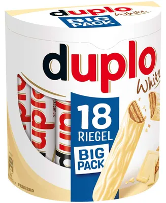 Image de duplo White Big Pack Limited Edition chocolat blanc 18 pièces 327g