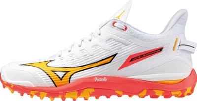 Produktbild von Mizuno Wave Leopardus - white/fiery coral 2/citrus, Größe:5.5