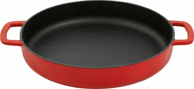 Produktbild von Combekk 192128RD, Rund, Allzweckpfanne, Rot, Emaille, 260 °C, Eisenguss