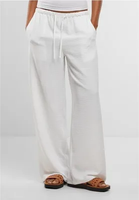 Obrázek produktu pro Dámské kalhoty Urban Classics Ladies Structured Wideleg Pants white - S