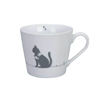 Produktbild von Krasilnikoff - Happy Cup  HC792 - Cat / Katze-  400ml