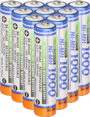 Obrázek produktu pro 10x Panasonic Micro akumulátor BK-4HGAE/BF1 Ni-MH 1,2 V 1000 mAh volně