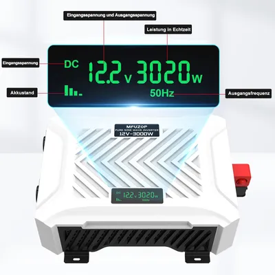 Imagen del producto de Convertidor de voltaje - Inversor - 3000W de potencia continua