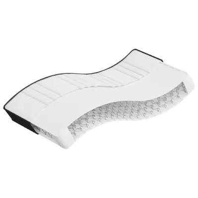 Image de vidaXL Matelas à ressorts Bonnell moyen 90x190 cm