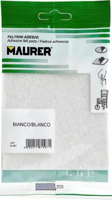 Produktbild von Klebefilz 100 x 100 mm. (Blister 1 Stück) Weiß