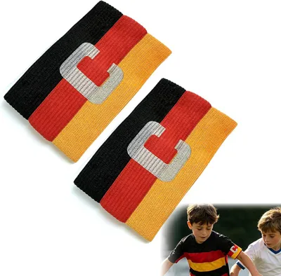 Imagen del producto de Bandas para capitanes, elásticas, 2 unidades, en varios colores, para fútbol