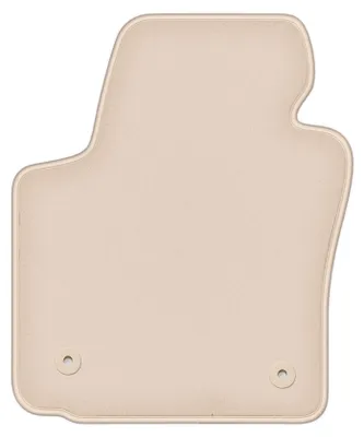 Produktbild von DURBAN Beige Velours-Fahrerfußmatte für Seat Leon II Schrägheck (2005-2012)
