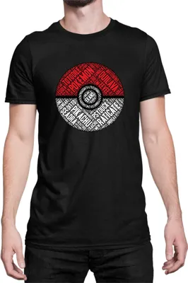 Obrázek produktu pro Pánské Tričko Japan Manga Anime Comics Pokemon 044, Man M / Černá