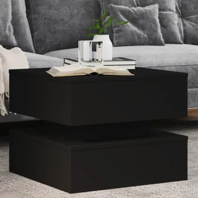 Obrázek produktu pro Maison Exclusive - Konferenční stolek s LED osvětlením Černý 50x50x40 cm