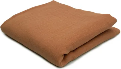 Produktbild von Baumwoll Musselin Stoff Double Gauze, Doppelgaze Toffee 50 x 130 cm