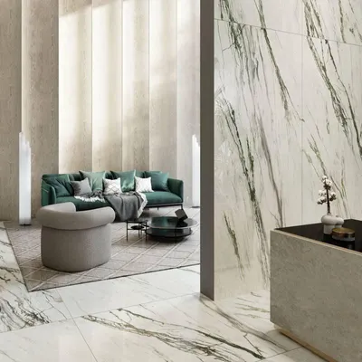 Zdjęcie produktu dla CASA39 Płytki imitujące marmur, kolor zielony, 120x120 cm, Supergres Purity Of Marble Elite