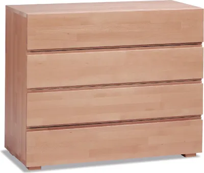 Produktbild von HASENA Wood Line Lovara Kommode 4 Schubladen Buche natur
