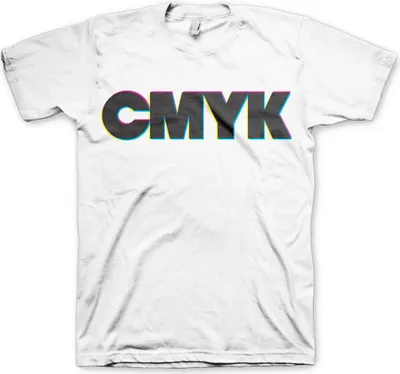 Produktbild von CMYK T-Shirt - X-Large - White