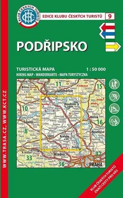 Obrázek produktu pro KČT 9 Podřipsko 1:50 000 Turistická mapa