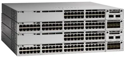 Zdjęcie produktu dla Cisco Catalyst 9300, Zarządzany, L3, Obsługa PoE, Możliwości montowania w stelażu
