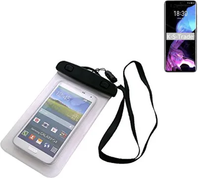 Produktbild von K-S-Trade Schutz Hülle Handy Hülle Kompatibel mit Meizu 18 Beach Bag wasserdicht 16cm x 10cm Schutzhülle Staub Sand Flachwasser Beachbag Case
