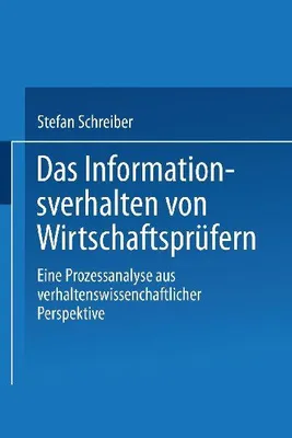 Produktbild von Das Informationsverhalten von Wirtschaftsprüfern