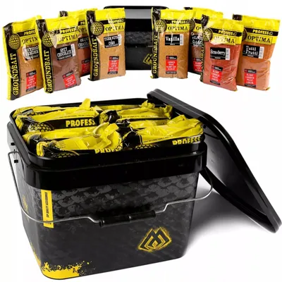 Produktbild von Köderset Float- und Ground-Methoden Angeln Box Fish Mix 8,5 kg + Eimer