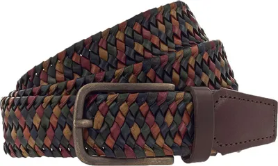 Produktbild von Vanzetti Leder Gürtel Braided Leather Belt W105 Multicolour mehrfarbig