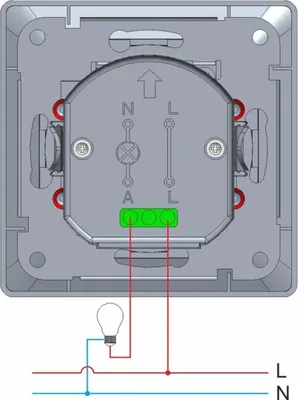 Produktbild von DELPHI Bewegungsmelder 160°, silber LED geeignet, 250V, Unterputz