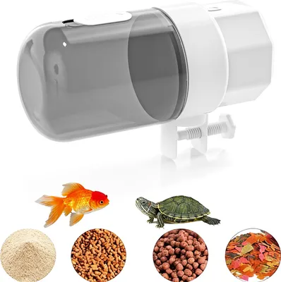 Zdjęcie produktu dla Automatyczny karmnik dla ryb Inteligentny zegar 3 tryby karmienia Karmnik akwariowy 350 ml Duża pojemność Regulowany otwór Karmnik dla żółwi Zasilanie bateryjne dla ryb