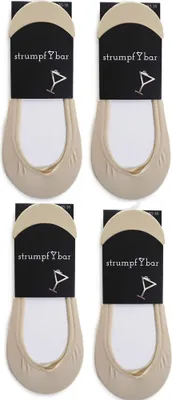 Produktbild von Strumpfbar® INSHOES für Damen/Kinder - 8 Paar Füßlinge in Beige/Natur/Haut in der Größe 39-42 Sneakersocken