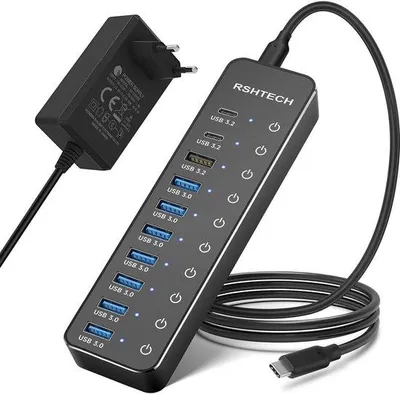 Immagine prodotto di Caricabatterie USB universale con più porte USB per laptop e PC