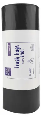 Zdjęcie produktu dla Worki Ih Ldpe Mocny 240L Czarny 10Szt