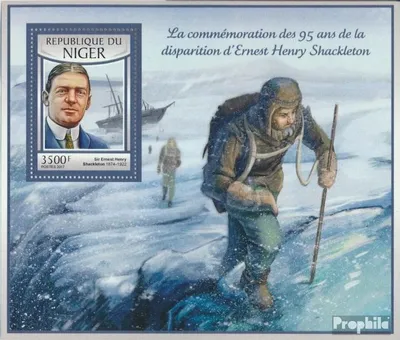 Produktbild von Briefmarken Niger 2017 Mi Block 665 (kompl. Ausg.) postfrisch Ernest Henry Shackleton