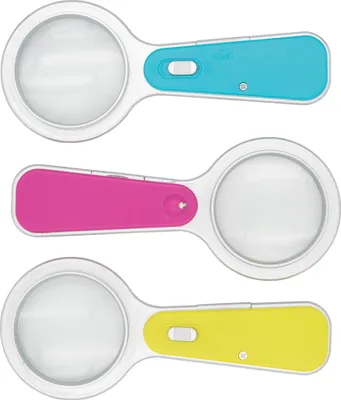 Produktbild von LED Handlupe Lesehilfe Vergrößerungsglas Leselupe Sehhilfe Taschenlupe Lupe 5x