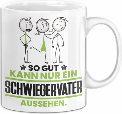 Produktbild von Schwiegervater Geschenk Tasse So Gut Kann Nur Ein Schwiegervater Aussehen Geschenkidee Kaffee-Becher (Weiß)