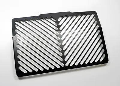 Produktbild von ZIEGER Kühlerabdeckung kompatibel mit Yamaha MT-07 Clean schwarz