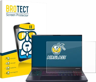 Produktbild von BROTECT Schutzglas für Acer Predator Helios Neo 16 AI Schutzfolie Panzer Folie Glas Display Schutz klar