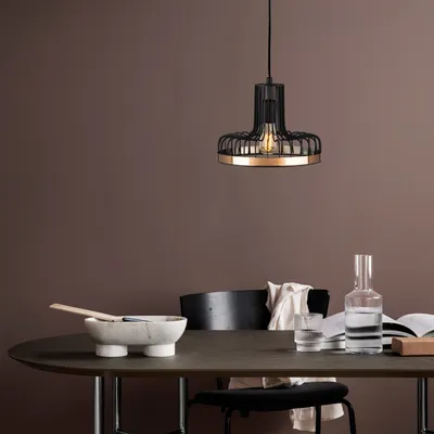 Produktbild von Opviq, Fellini- Fellini ABY, Schwarz,Kupfer, Kronleuchter, Metallkörper