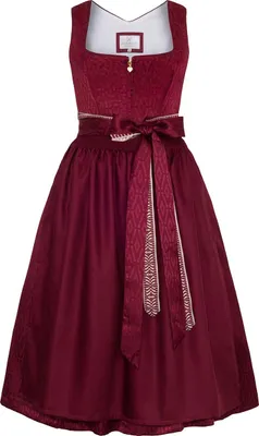 Produktbild von Dirndl Kamilla 2 75cm Länge bordeaux 42