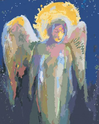 Produktbild von Zuty - Malen nach Zahlen - DER WEIHNACHTSENGEL II, 40x50 cm, ohne Keilrahmen