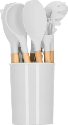 Obrázek produktu pro SPRINGOS Sada kuchyňských pomůcek 12 ks. Základní vybavení Kuchyňské nářadí Kuchařská pomůcka Bambusový silikon (máta)