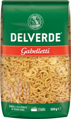 Produktbild von Delverde Gabelletti Nudeln aus Hartweizen italienische Pasta 500g