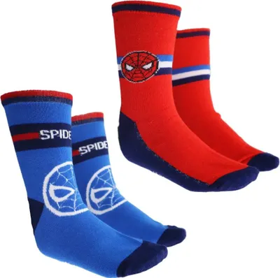 Produktbild von Marvel Spiderman lange Kinder Socken 2er Pack – 23/26