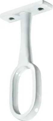 Produktbild von Hettich Schrankrohrmittelträger für ovale Rohre Ø 15 / 30 mm, weiß
