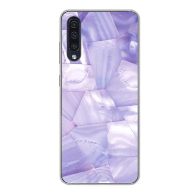 Produktbild von MuchoWow® Handyhülle Schutzhülle Hülle für Samsung Galaxy A50 Naturstein - Muster - Perlmutt Silikon Softcase Handy Hülle - Mobiltelefonhülle
