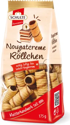 Immagine prodotto di Rotoli di torrone alle noci Schulte Rotoli di wafer con crema di torrone alle noci 175g