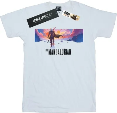 Produktbild von Star Wars - "The Mandalorian" T-Shirt für Damen BI45566 (XXL) (Weiß)