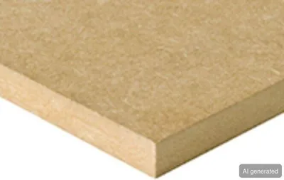 Produktbild von HDF Rückwandplatte 5 mm Roh Hochdichte Faserplatte unbeschichtet