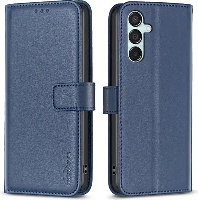 Produktbild von Samsung Galaxy M15 Hülle - BINFEN Klapphülle - Blau