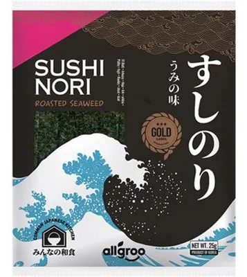 Produktbild von Meeresalgen für Sushi 10pcs 25g - Allgroo