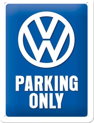 Obrázek produktu pro Nekupto Cedule 15x20 VW Parking Only NA26169