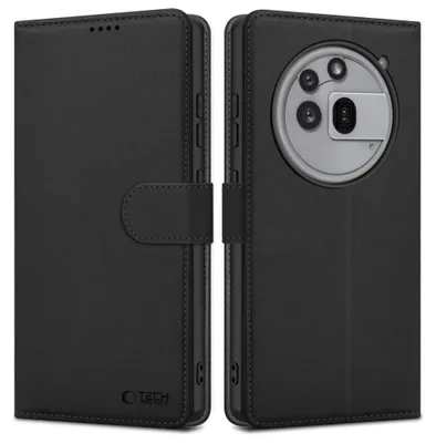 Produktbild von Handyhülle mit Klappe für Nothing Phone (3a) Pro, Tech-Protect Wallet, Schwarz